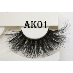 Long thick 25mm mink lashes manufacturer - A 