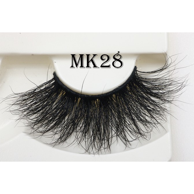 25mm fluffy real mink eyelashes factory - A