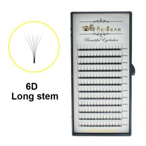 6D 0.07  8-14 mm High Quality Premade fan Lash Extensions Supplier - V